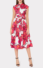 Load image into Gallery viewer, Jules Wildflower Pastel Poplin Midi Dress