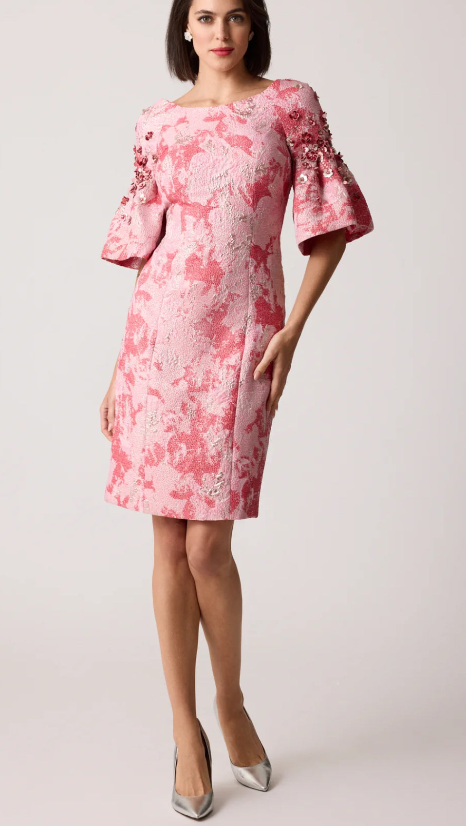 Metallic Jacquard Daytime Dress