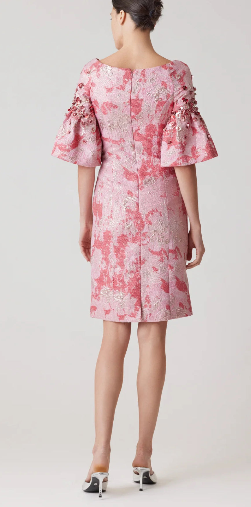 Metallic Jacquard Daytime Dress