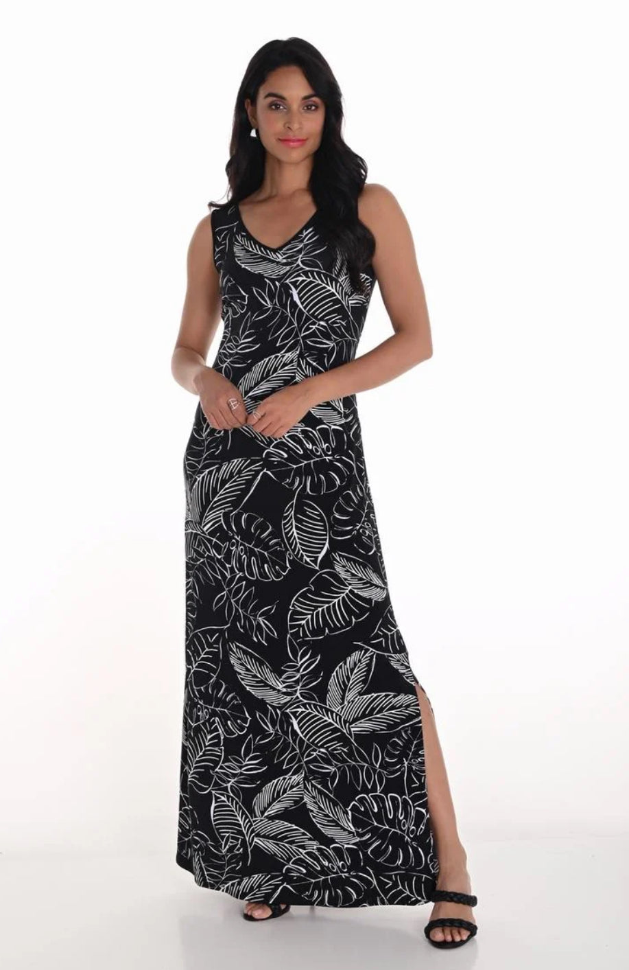 Palm Knit Maxi Dress