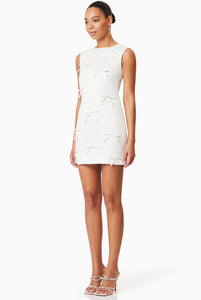 Rose Bow Shift Dress