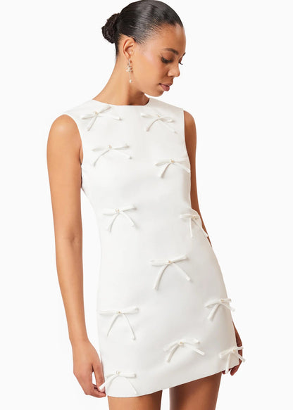 Rose Bow Shift Dress