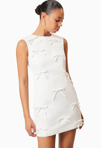 Rose Bow Shift Dress