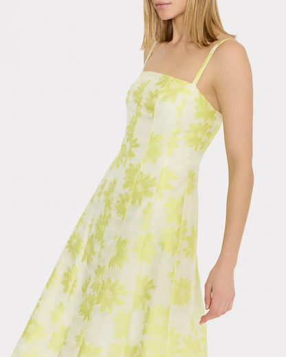 Striped Floral Dress