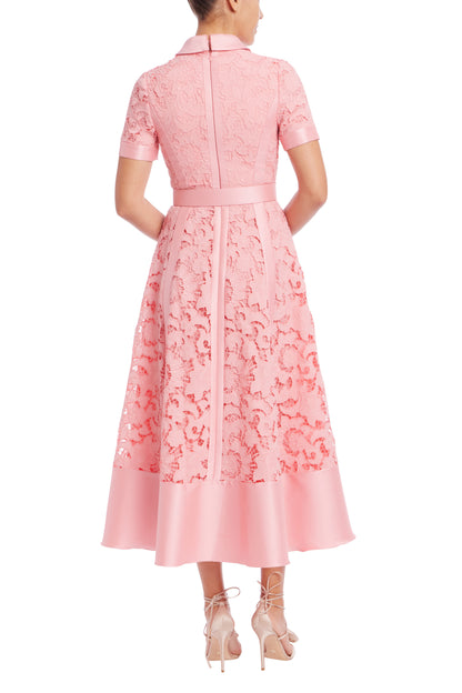 Short Sleeve A-Line Shirt Dress