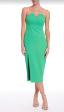 Load image into Gallery viewer, Faith Strapless Sweetheart Midi Dress