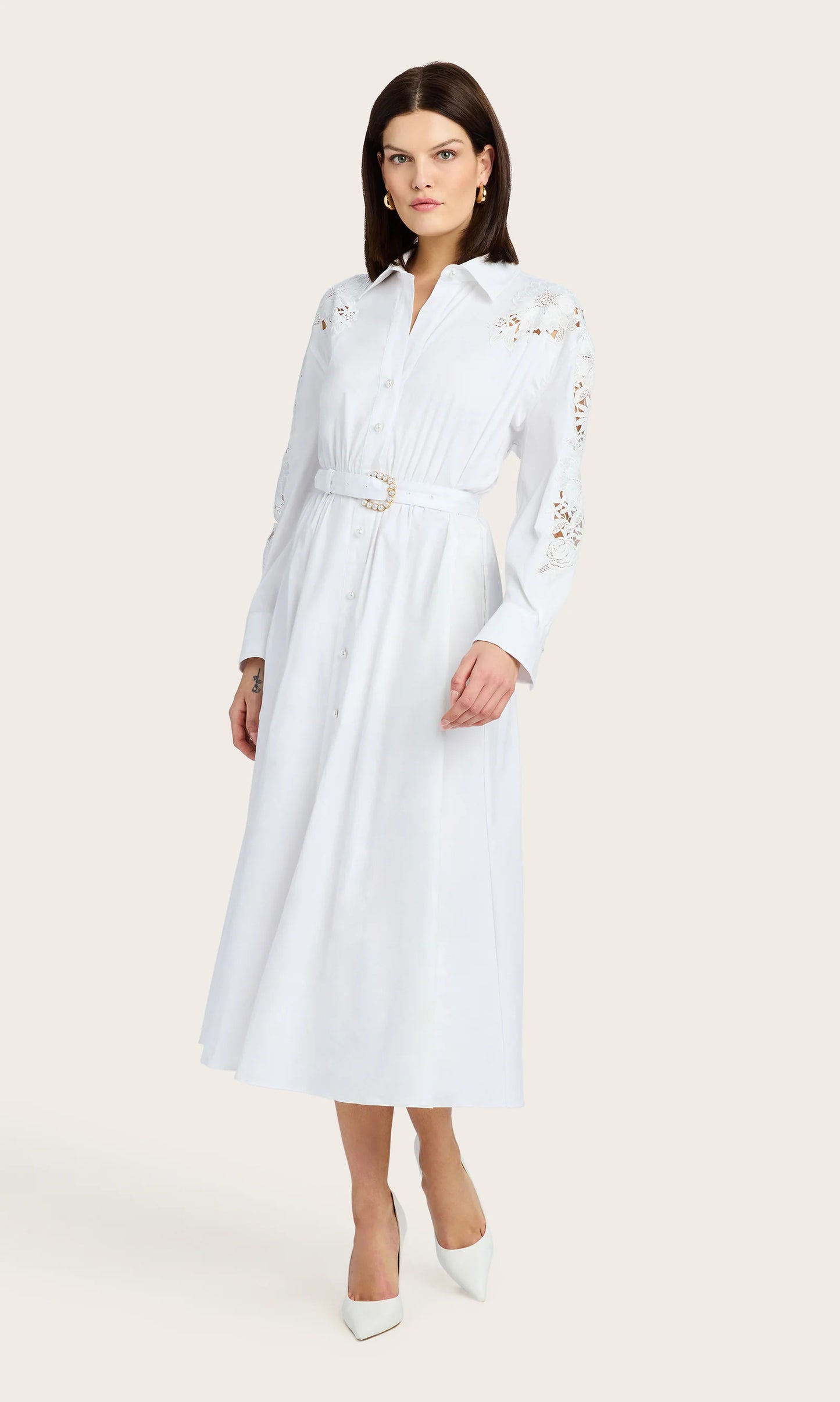 Julia Lace Combo Dress