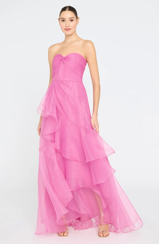 Nicki Organza Strapless Gown