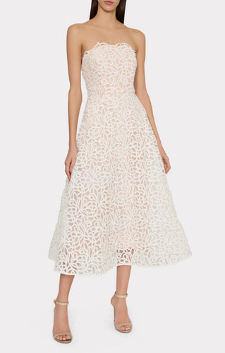 Petunia Curled Lace Gown