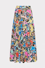 Load image into Gallery viewer, Novi Rainbow Oasis Poplin Maxi Skirt