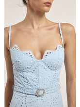 Load image into Gallery viewer, Zuria Cotton Eyelet Maxi Dress