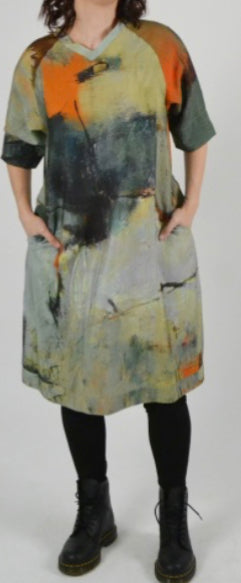 Reversible Short Sleeve Dress
