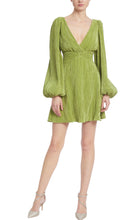 Load image into Gallery viewer, Pleated Double V Mini Dress