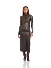 Load image into Gallery viewer, Mara Sequin Mock Neck Top