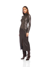 Load image into Gallery viewer, Mara Sequin Mock Neck Top