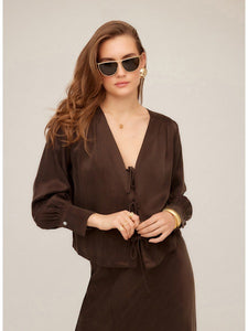Kayla Bow Detail Blouse