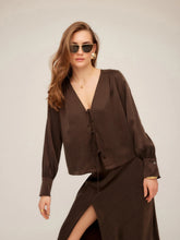 Load image into Gallery viewer, Kayla Bow Detail Blouse