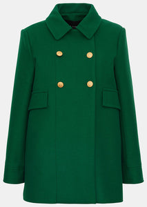 Marc green pea coat