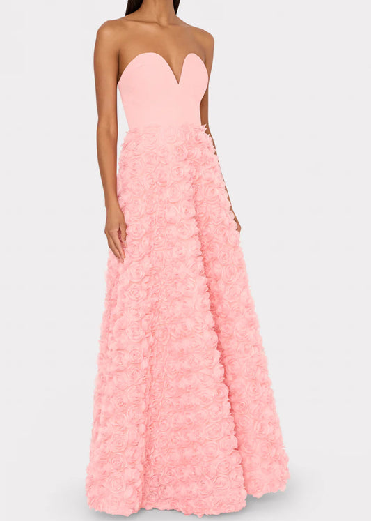 Bell Mesh Rose Gown