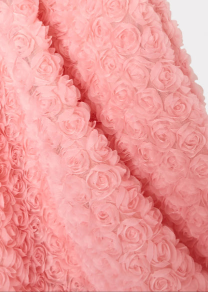 Bell Mesh Rose Gown