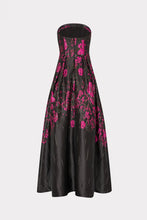 Load image into Gallery viewer, Winona Floral Jacquard Strapless Gown