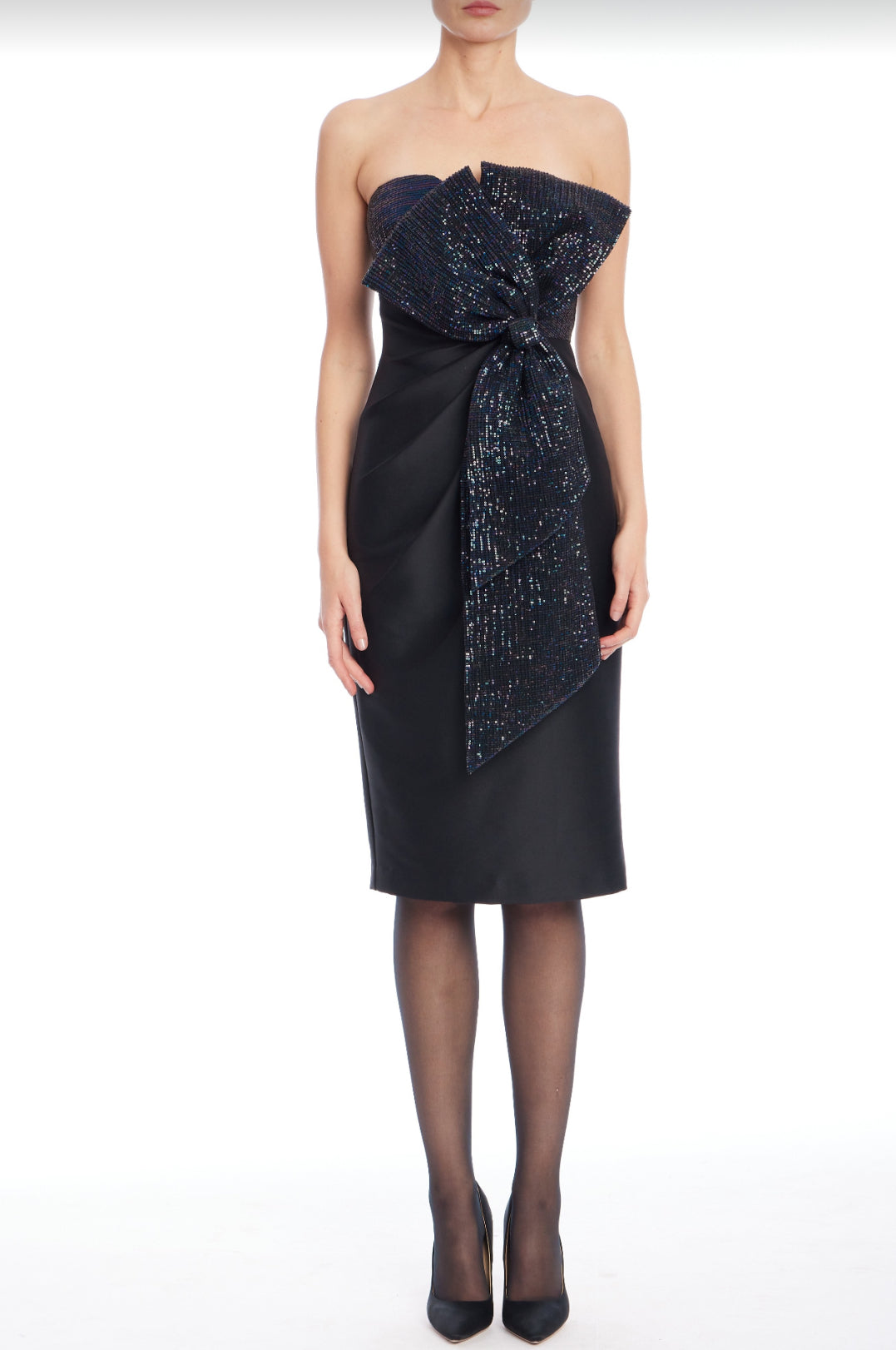 Bow Sash Combination Dress