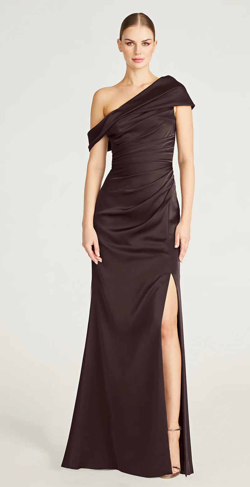 Celia One Shouldered Drape Gown