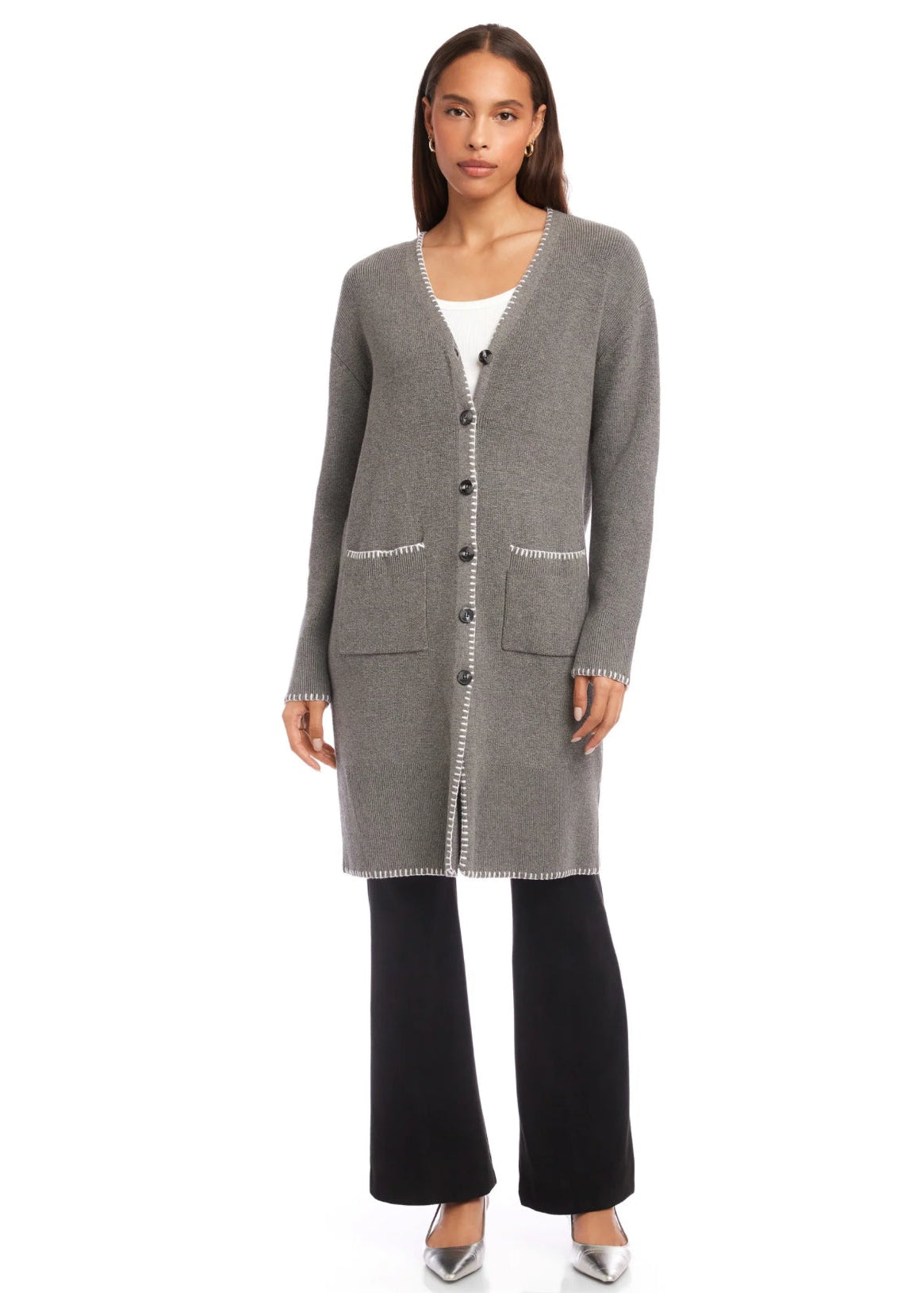 Ariel Edge Stitch Cardigan