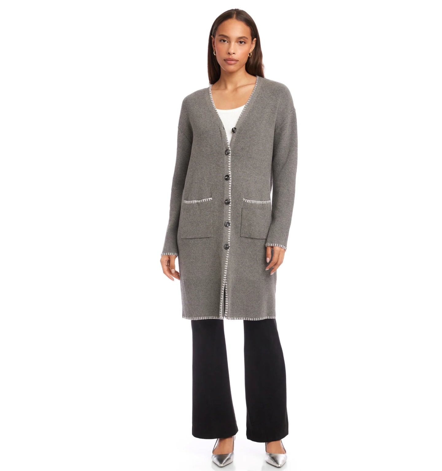 Ariel Edge Stitch Cardigan
