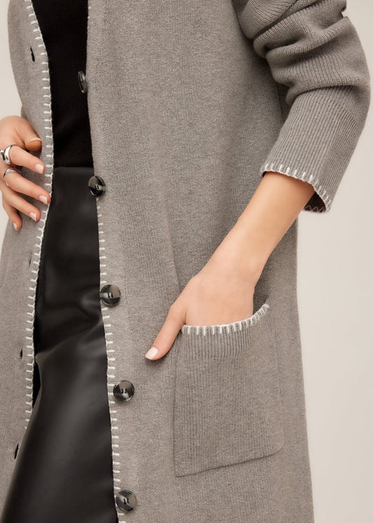 Ariel Edge Stitch Cardigan