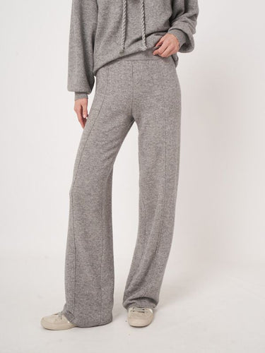 Wide Leg Terry Knit Pants