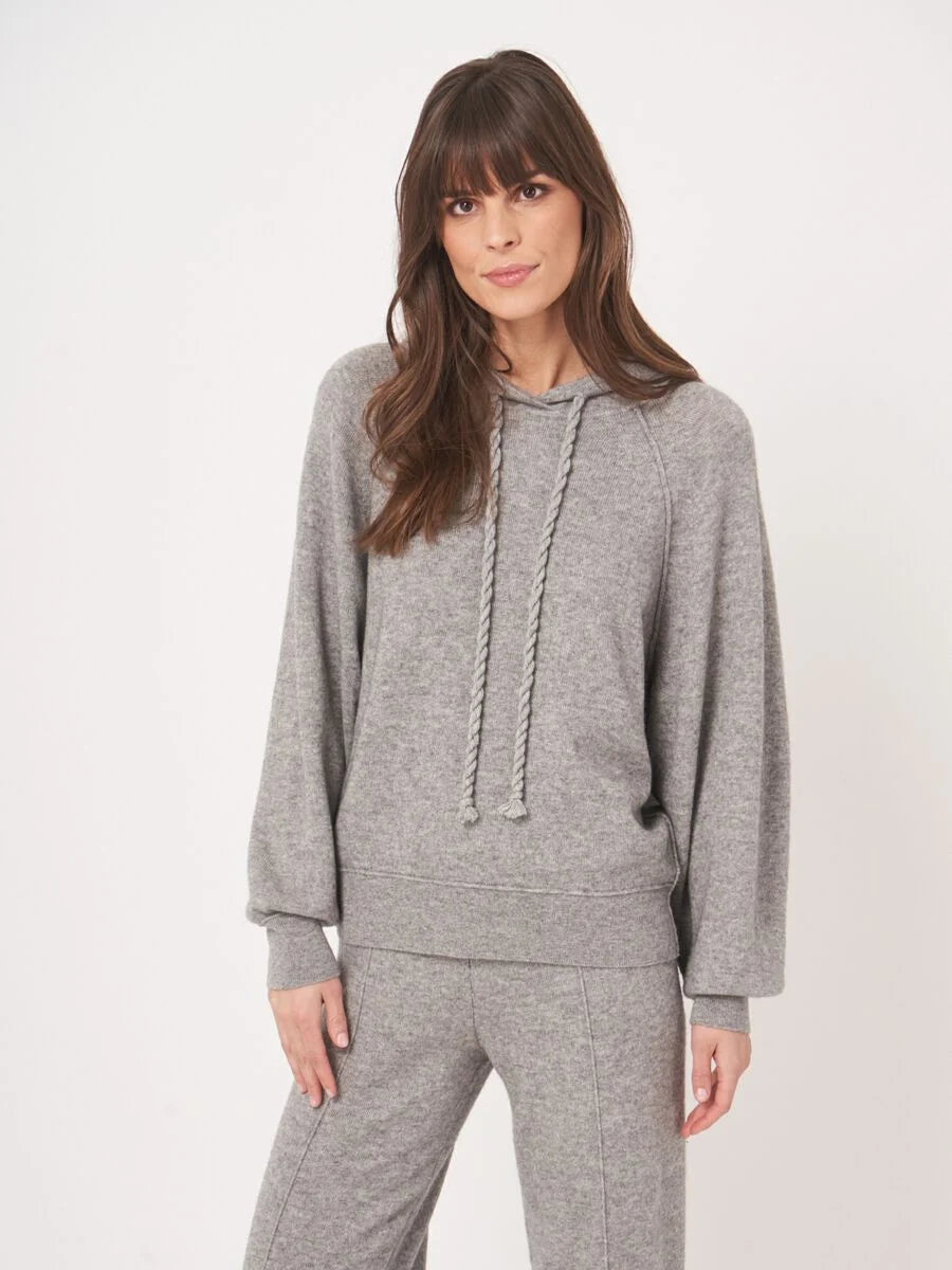 Terry Knit Cashmere Hoodie