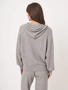 Terry Knit Cashmere Hoodie