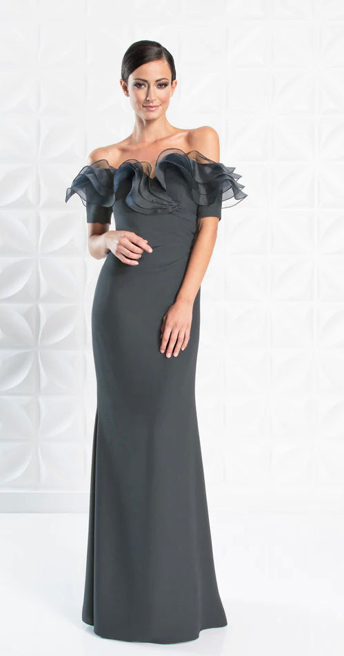 Ruffle Top Gown