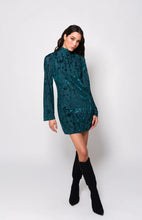 Load image into Gallery viewer, Emerald Floral Jazzy Dress