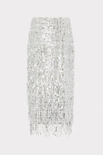 Load image into Gallery viewer, Roxanne Fringe Sequin Midi Skirt