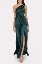 Load image into Gallery viewer, Whitney Hammered Satin Gown