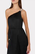 Load image into Gallery viewer, Mariah Satin Pleated Gown