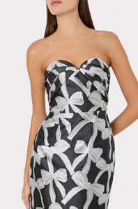 Donna Ribbon Jacquard Dress