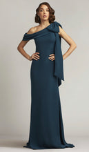 Load image into Gallery viewer, One Shoulder Crepe Gown