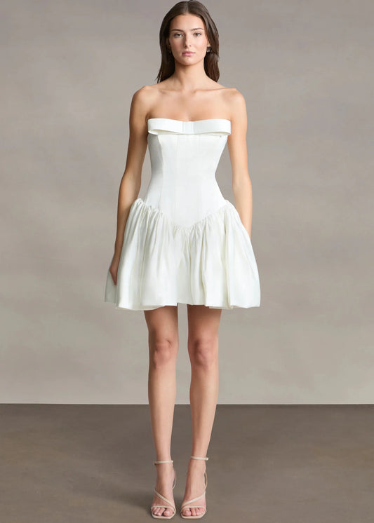 Mirelle Strapless Bow Dress