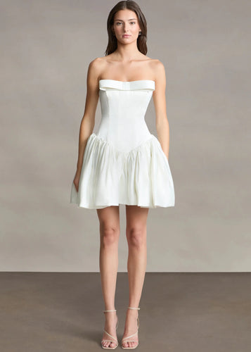 Mirelle Strapless Bow Dress