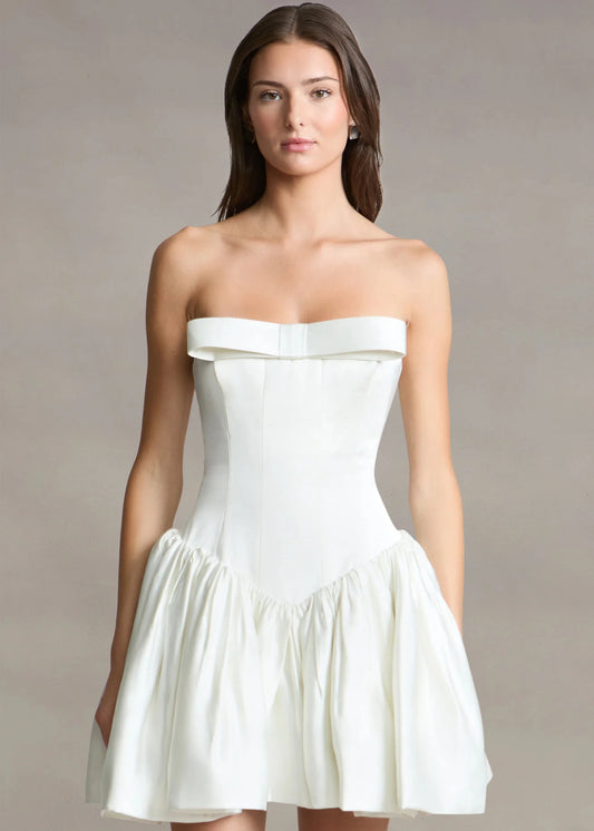 Mirelle Strapless Bow Dress