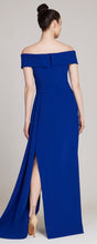 Load image into Gallery viewer, Crepe Off Shoulder Side Drape Gown