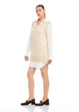 Load image into Gallery viewer, Elora Mixed Media Vest Dress