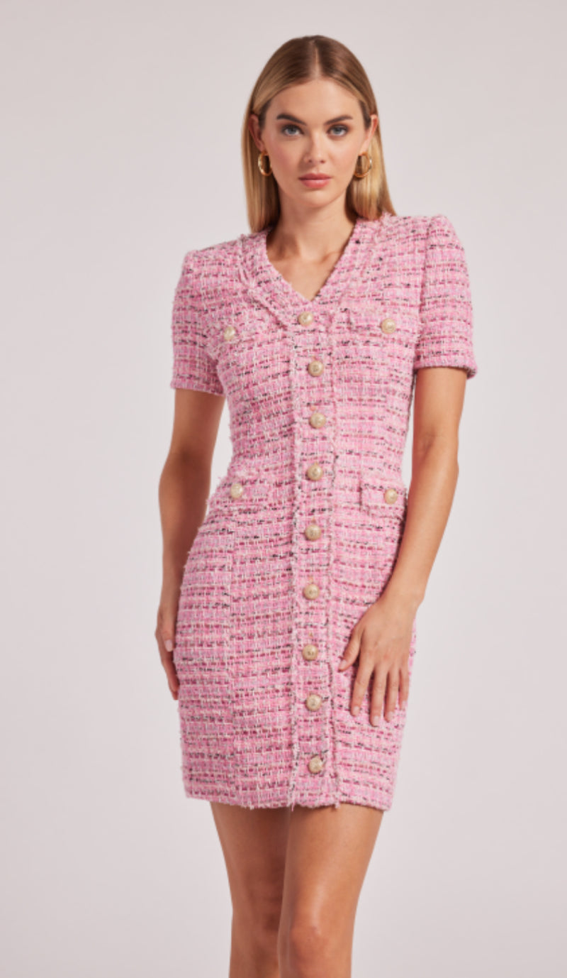 Anne Tweed Dress – Bella Rose
