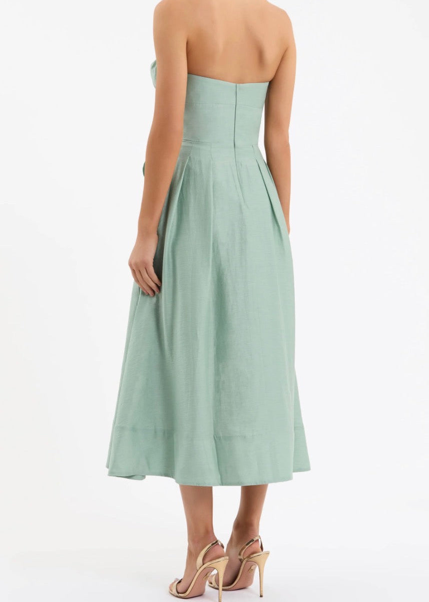 Serenity Strapless Midi Dress