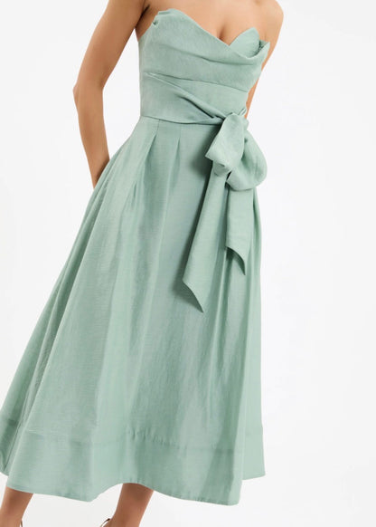 Serenity Strapless Midi Dress
