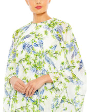 Load image into Gallery viewer, Floral Print High Neck Ruffle Dress