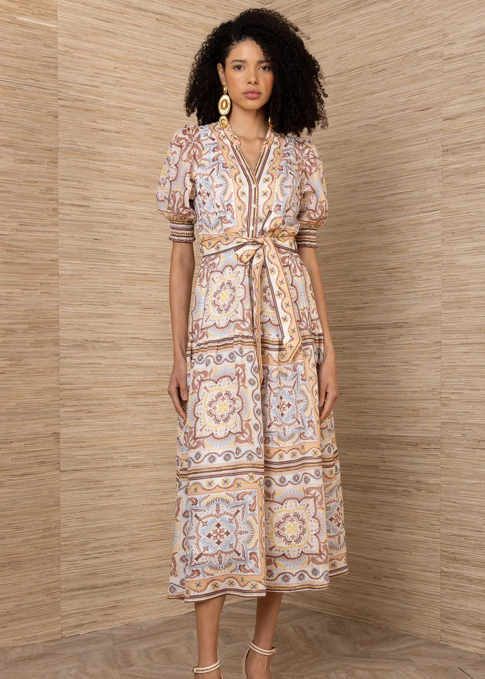 Bess Linen Maxi Dress
